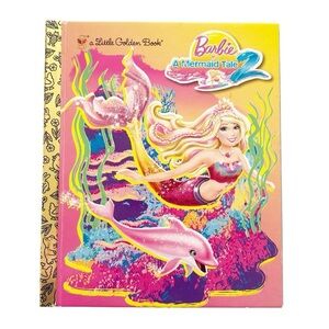 Barbie in a Mermaid Tale 2 Little Golden Book 2012 Bundle & Save